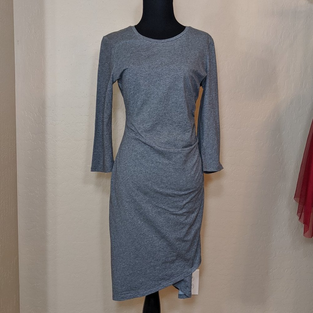 3/$20 / DownEast / Grey Faux Wrap Dress